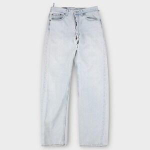 Vintage Levi's 501 Jeans Mens 30x31 Made in USA Light Wash Distressed‎ Ripped